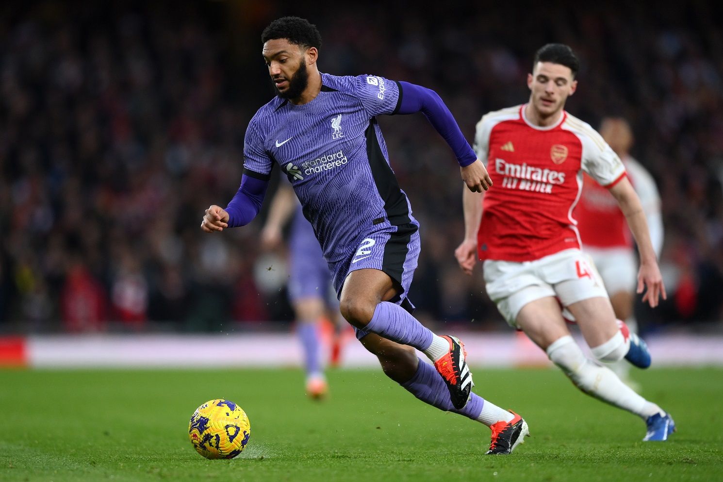 Arsenal vs Liverpool match at Emirates Stadium