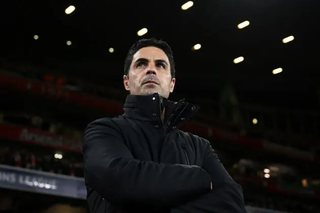 Arsenal manager Mikel Arteta