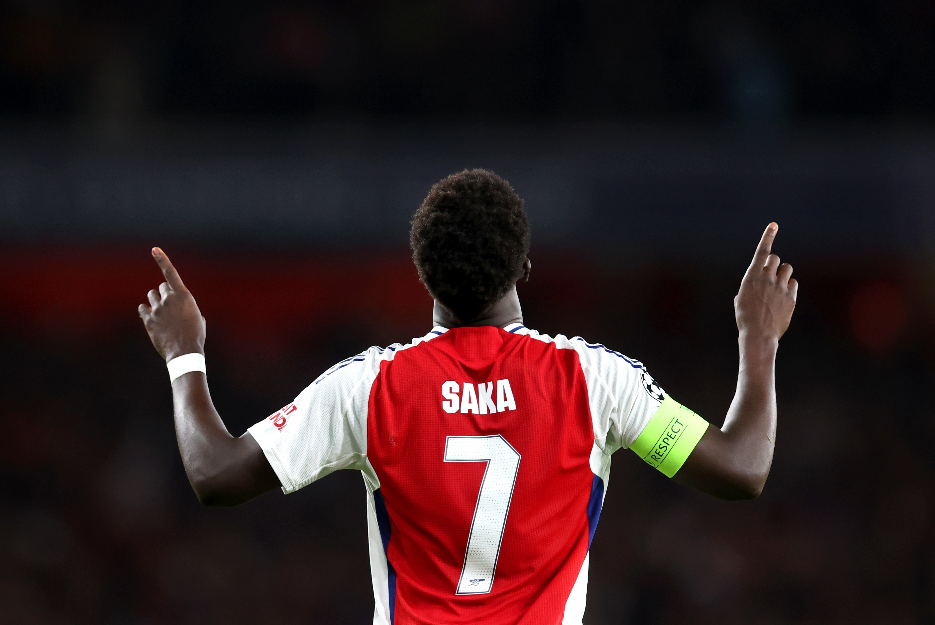 Bukayo Saka will be fit for Arsenal against Liverpool