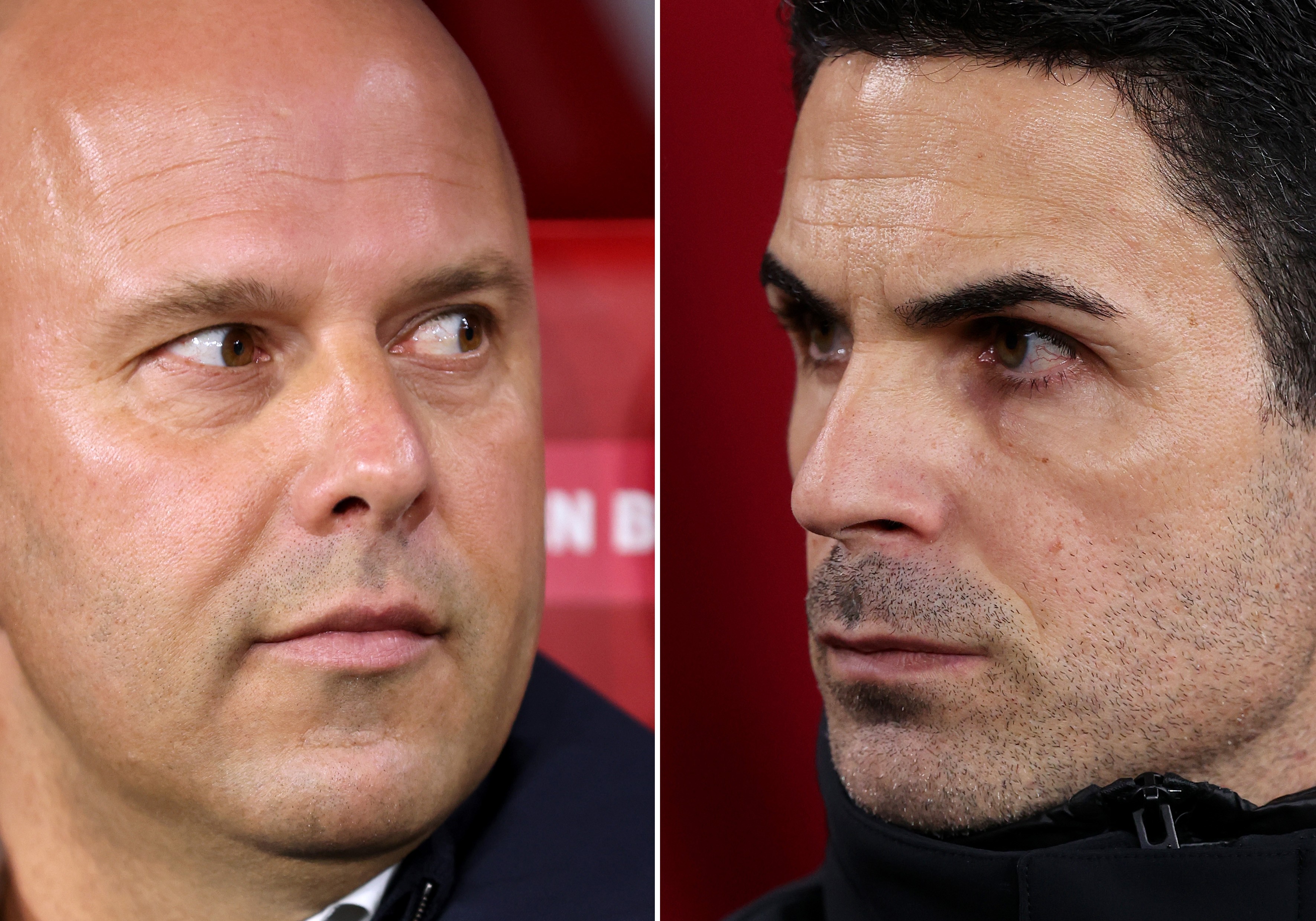 Arteta and Slot earned a valuable point