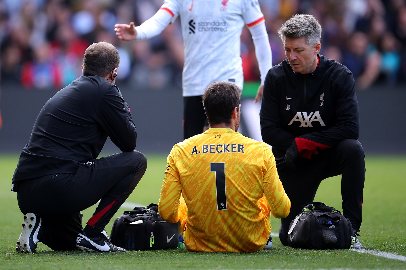 Liverpool goalkeeper Alisson Becker injured