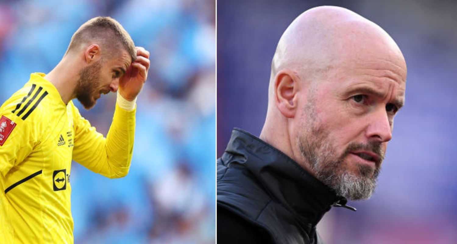 David De Gea sembra prendere di mira Erik ten Hag