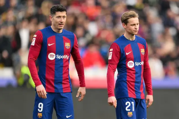 Barcelona want to extend Frenkie De Jong's contract amid transfer interest from Chelsea.