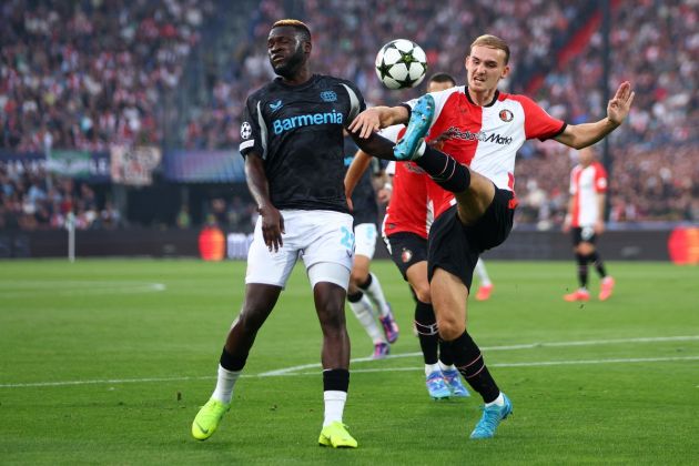 feyenoord vs leverkusen victor boniface