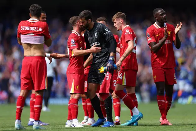 Liverpool goalkeeper Alisson Becker