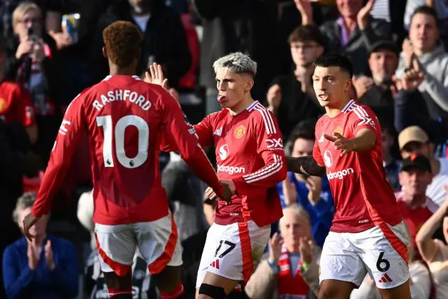 Alejandro Garnacho scored a great goal against Brentford.