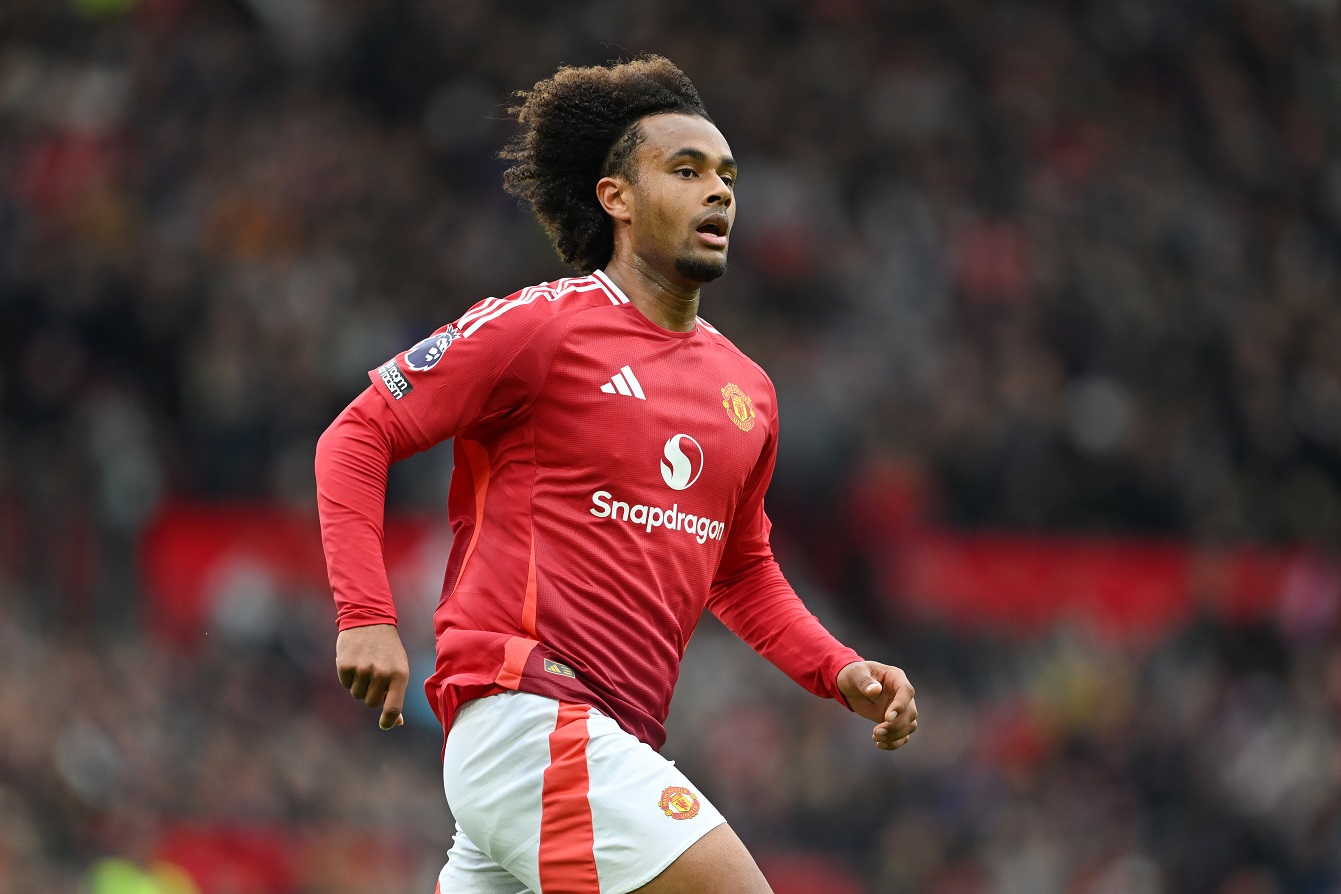 Manchester United striker Joshua Zirkzee