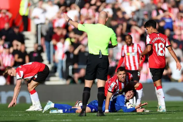 Anthony Taylor comes under fire for decision during Southampton vs Leicester City clash