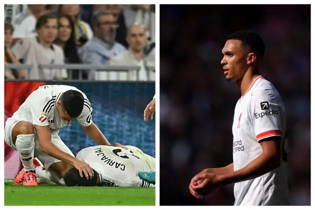 Real Madrid want Trent Alexander-Arnold to replace Dani Caravjal.