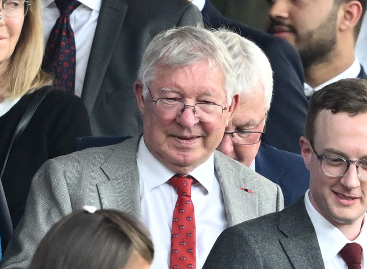 Sir Alex Ferguson at a Manchester United game