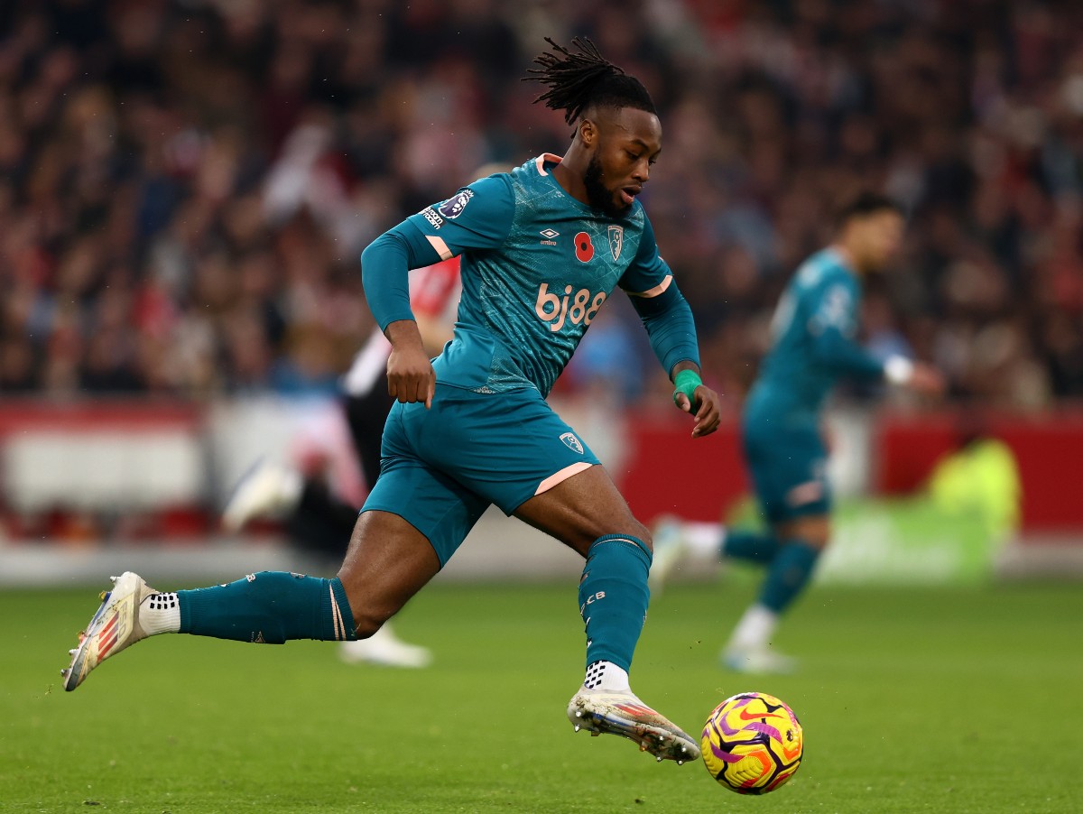 Antoine Semenyo in action for Bournemouth