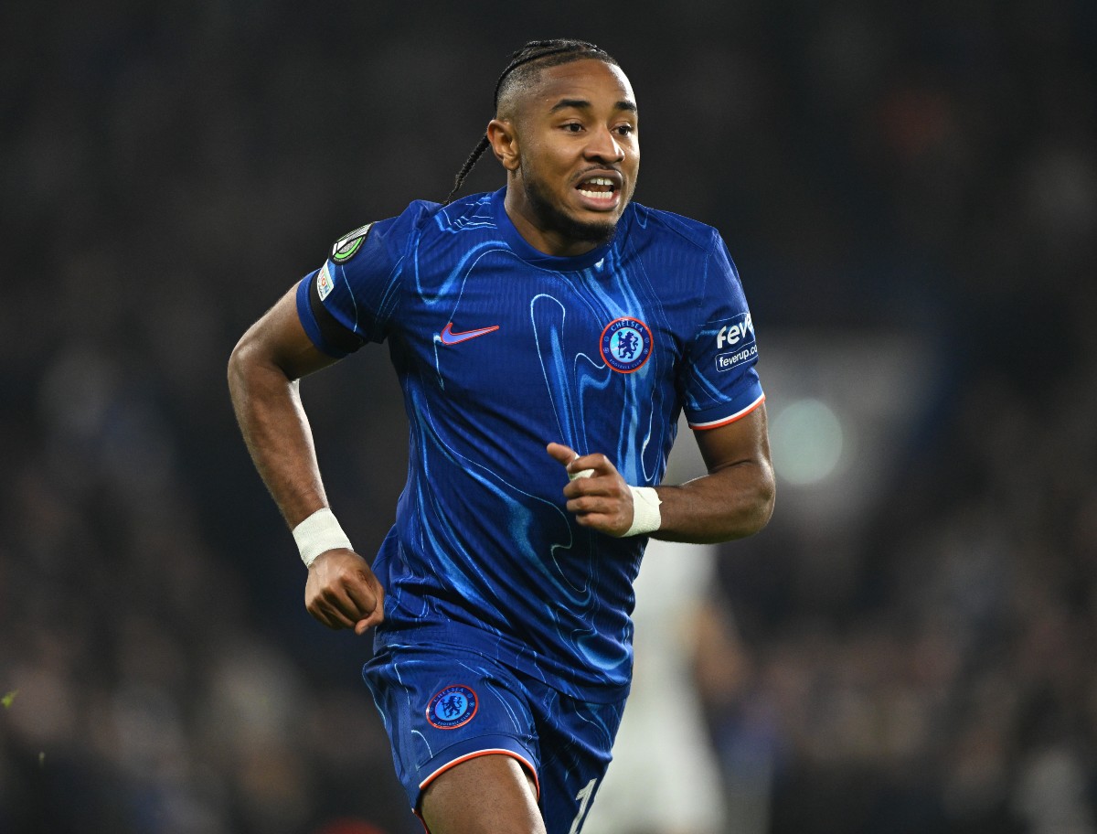 Christopher Nkunku in action for Chelsea