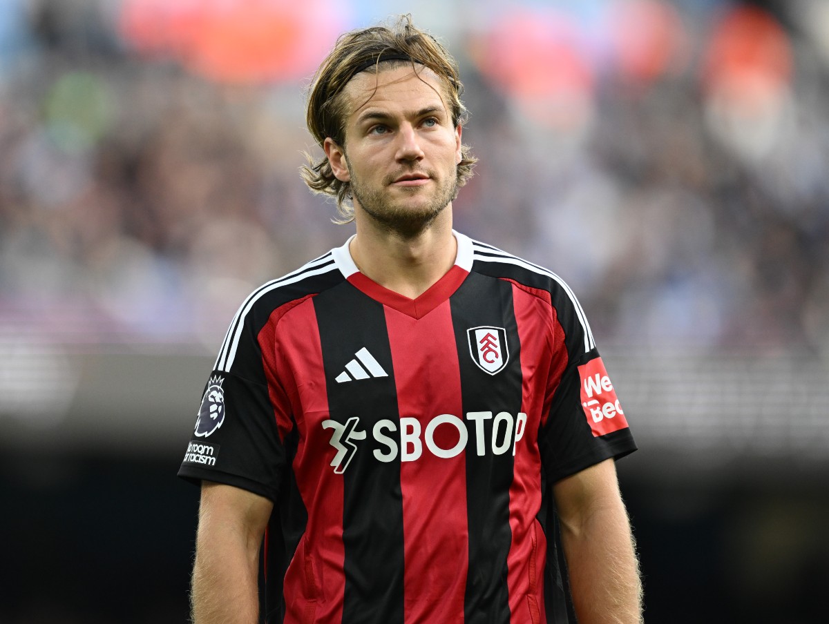 Joachim Andersen in action for Fulham