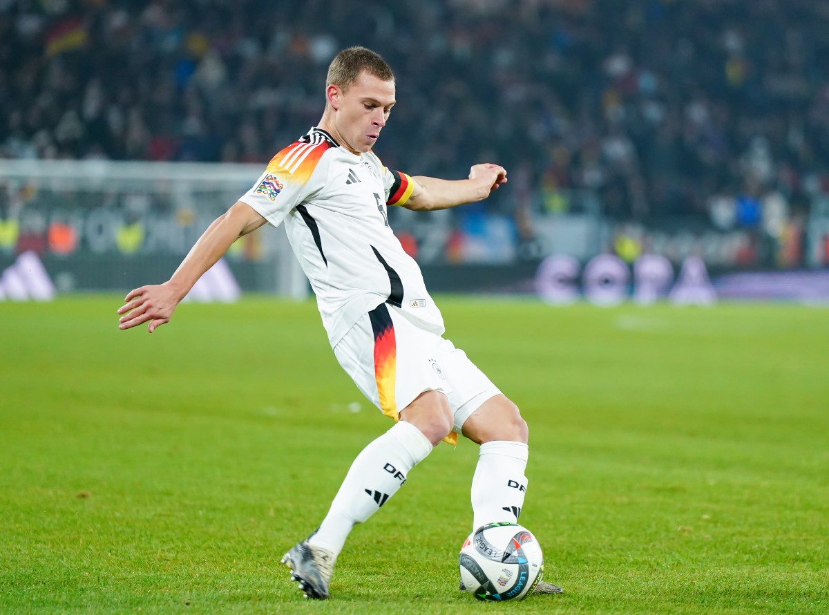 Joshua Kimmich in action for the German national team