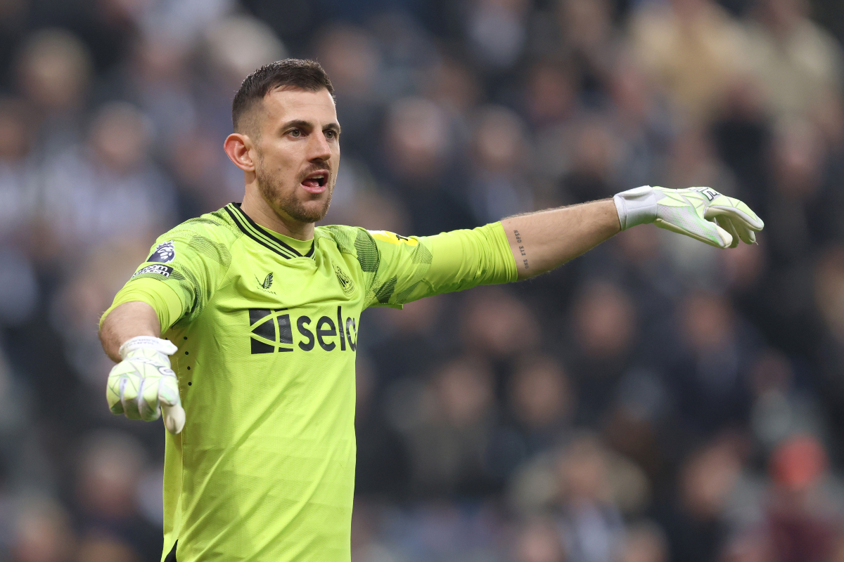 Martin Dubravka in action for Newcastle