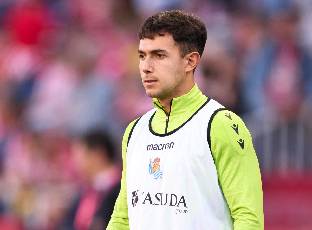 Martin Zubimendi with Real Sociedad