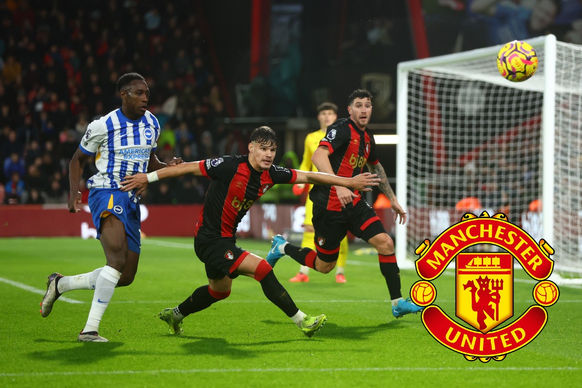 Milos Kerkez in action for Bournemouth against Brighton