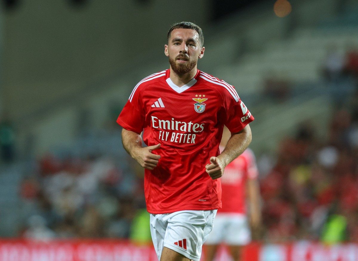 Orkun Kokcu in action for Benfica