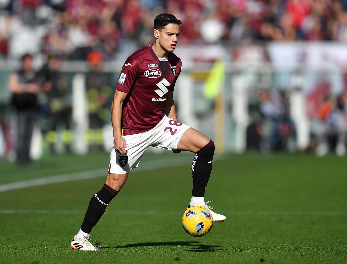 Samuele Ricci in action for Torino