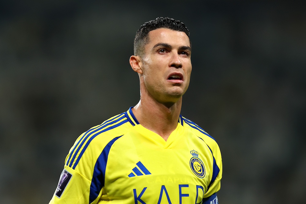 Cristiano Ronaldo in action for Al-Nassr
