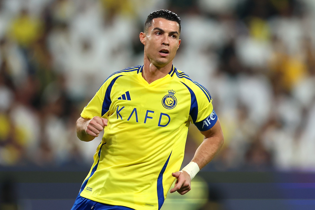 Cristiano Ronaldo in action for Al-Nassr.