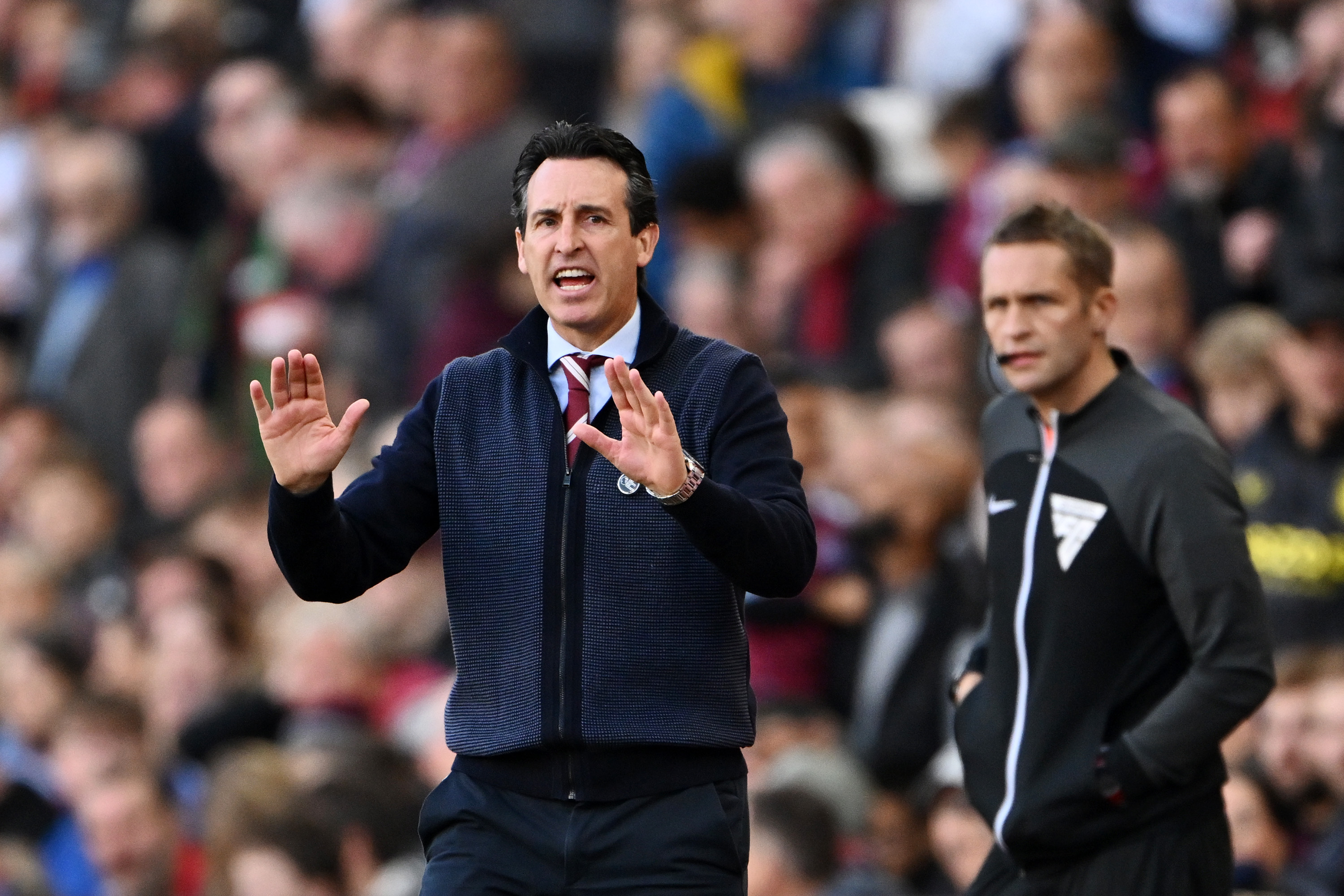 One Aston Villa player has had another bust-up with Unai Emery