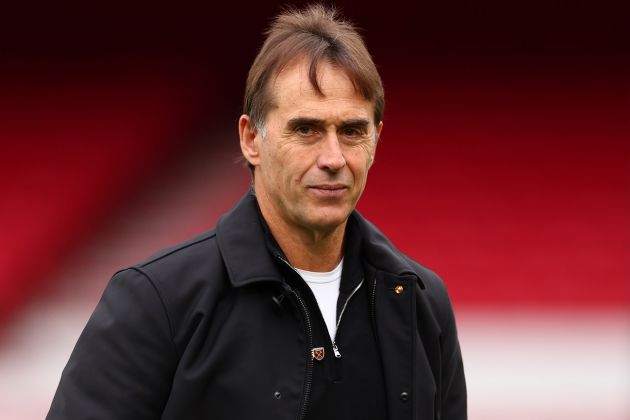 West Ham United manager Julen Lopetegui