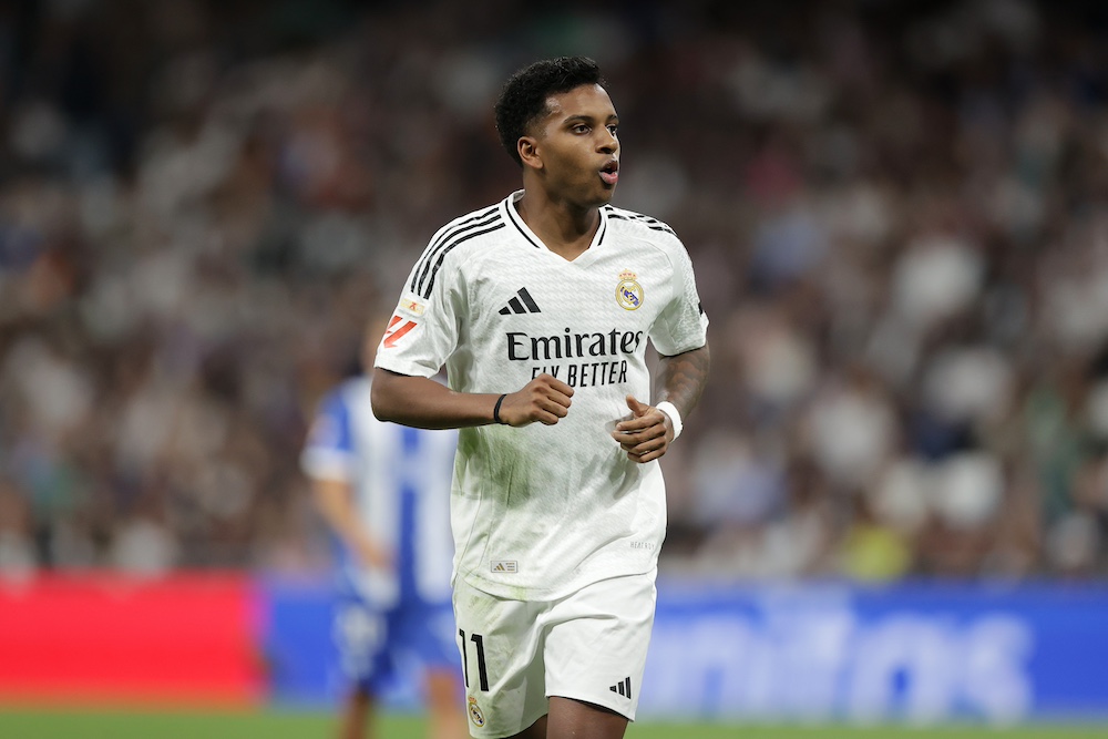 Rodrygo in action for Real Madrid.