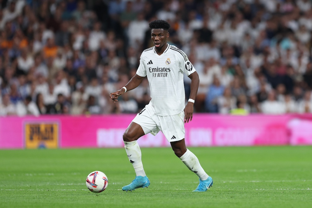 Aurelien Tchouameni in action for Real Madrid.