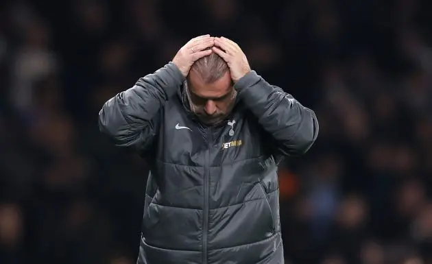 Tottenham manager Ange Postecoglou