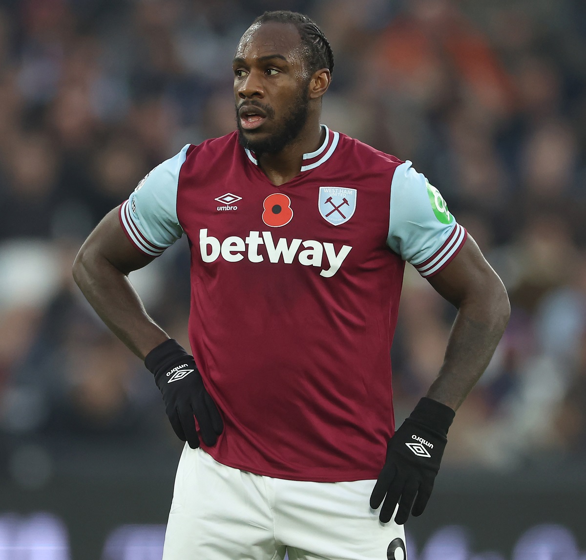 West Ham striker Michail Antonio 