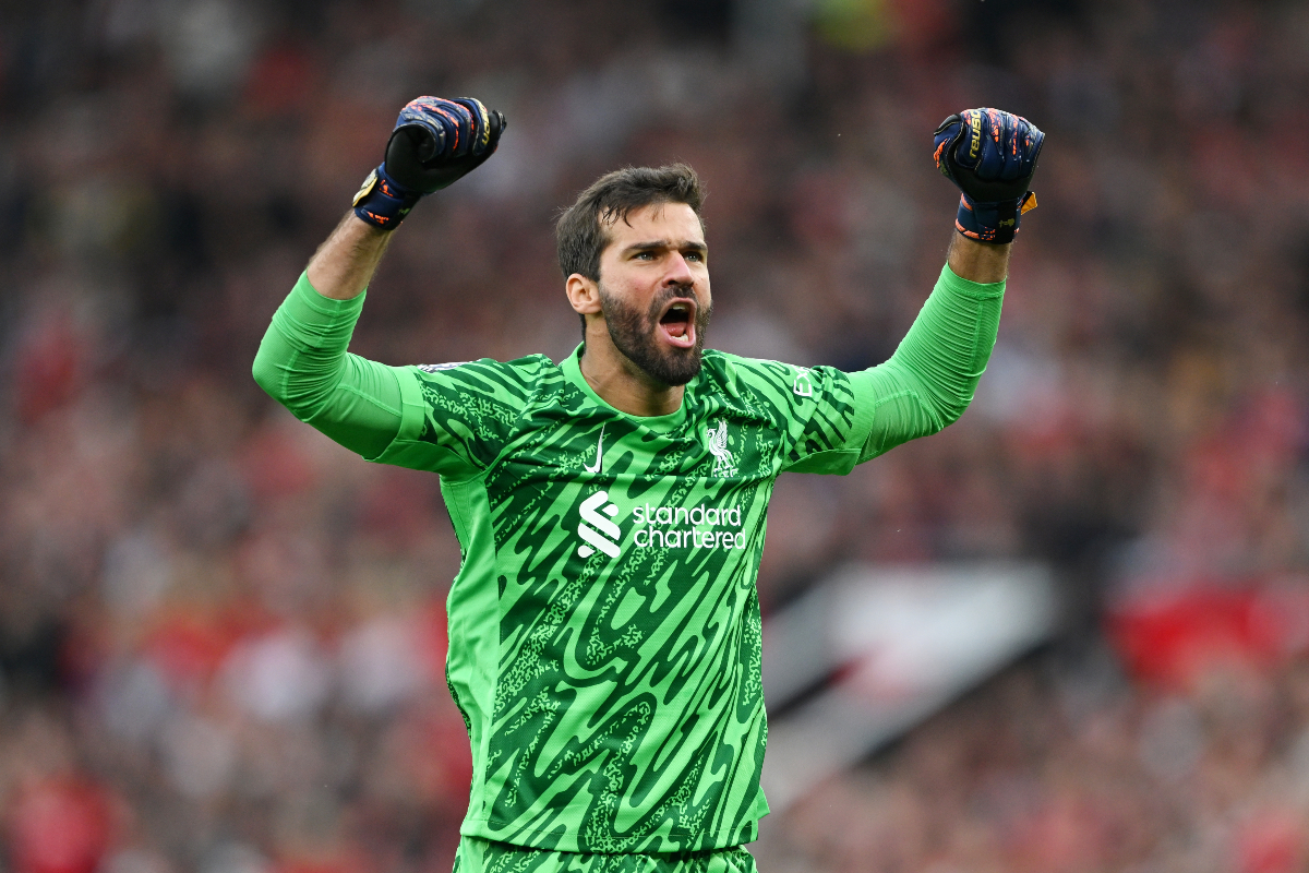 Alisson has returned to Liverpool.