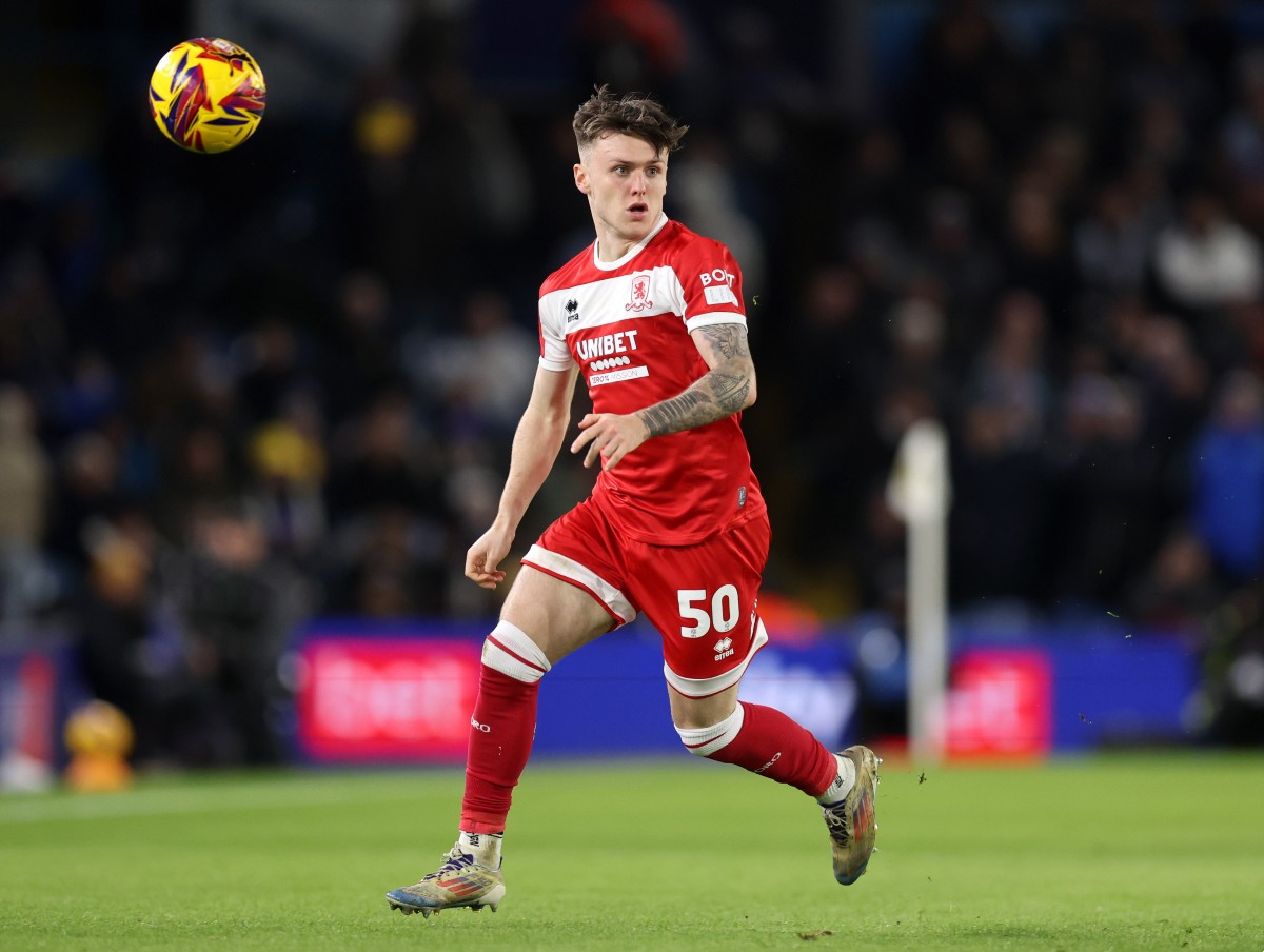 Ben Doak in action for Middlesbrough