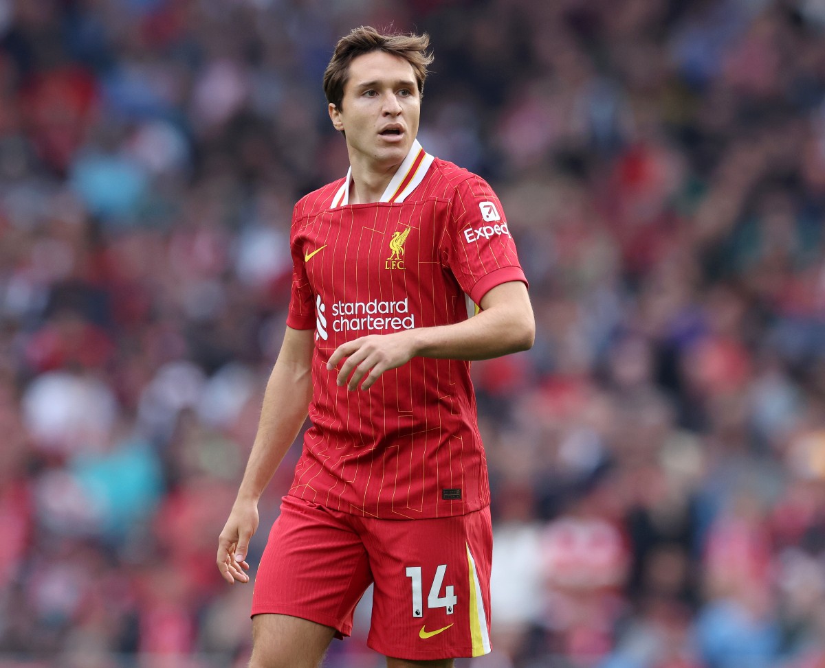 Federico Chiesa in action for Liverpool