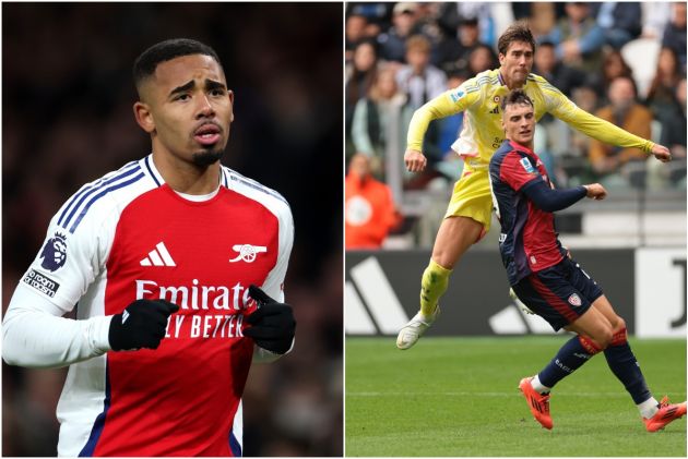 Gabriel Jesus and Dusan Vlahovic