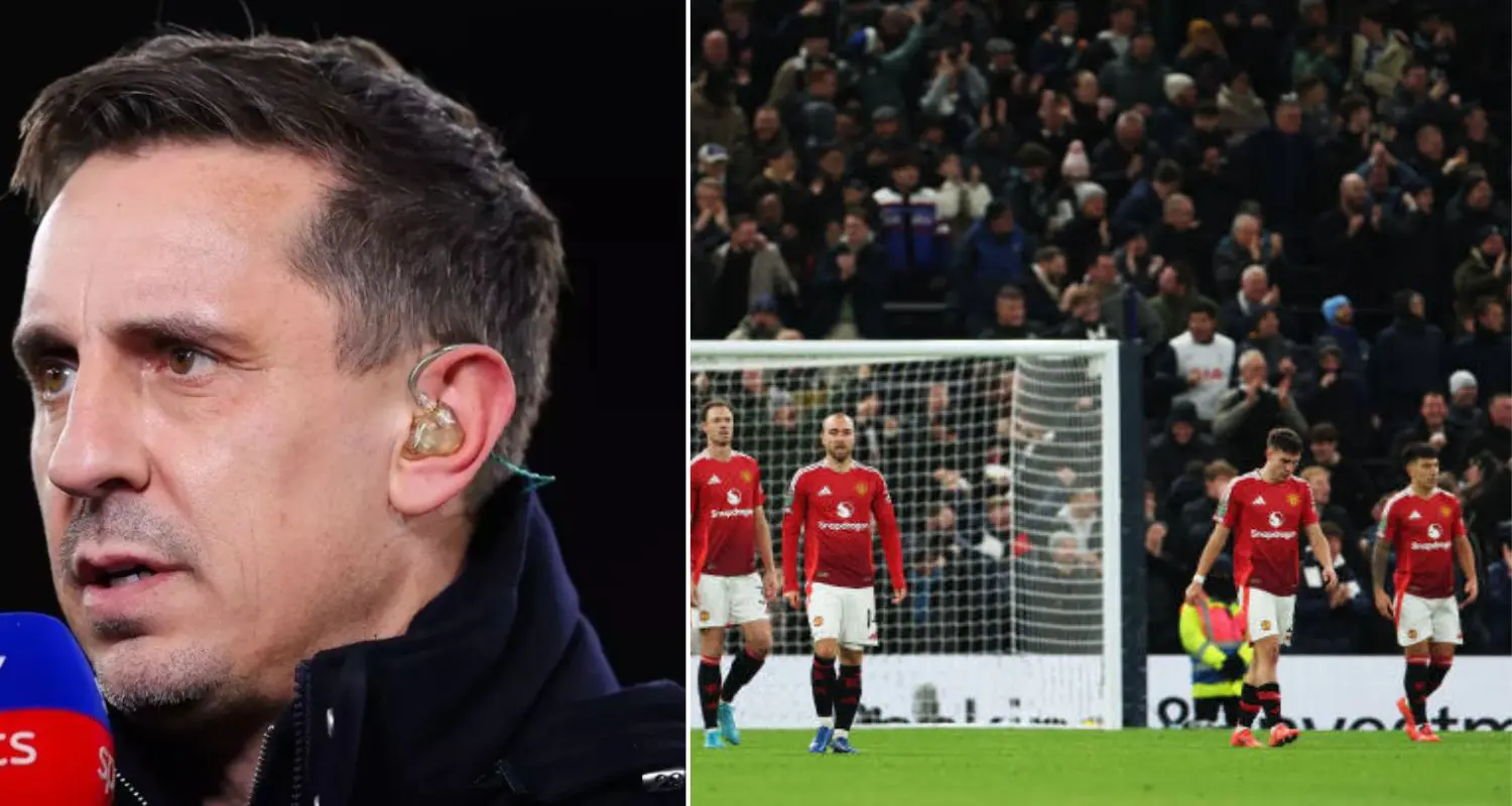 “Quite simply appalling” – Gary Neville brutally singles out Man United star for his poor