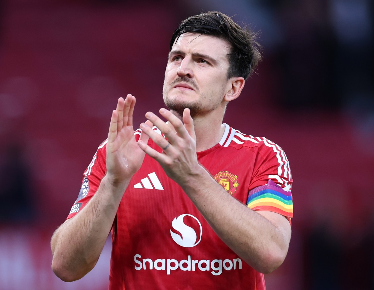 Harry Maguire in action for Manchester United