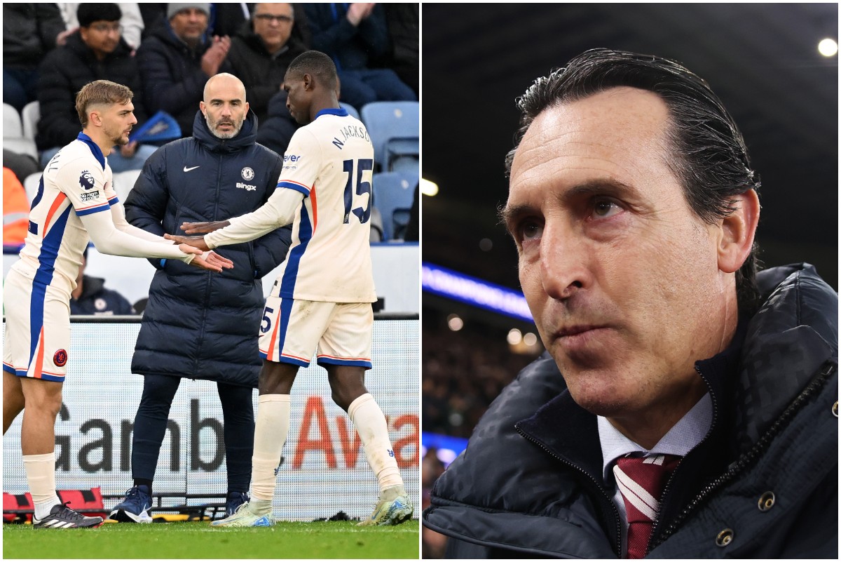 Kiernan Dewsbury-Hall and Unai Emery