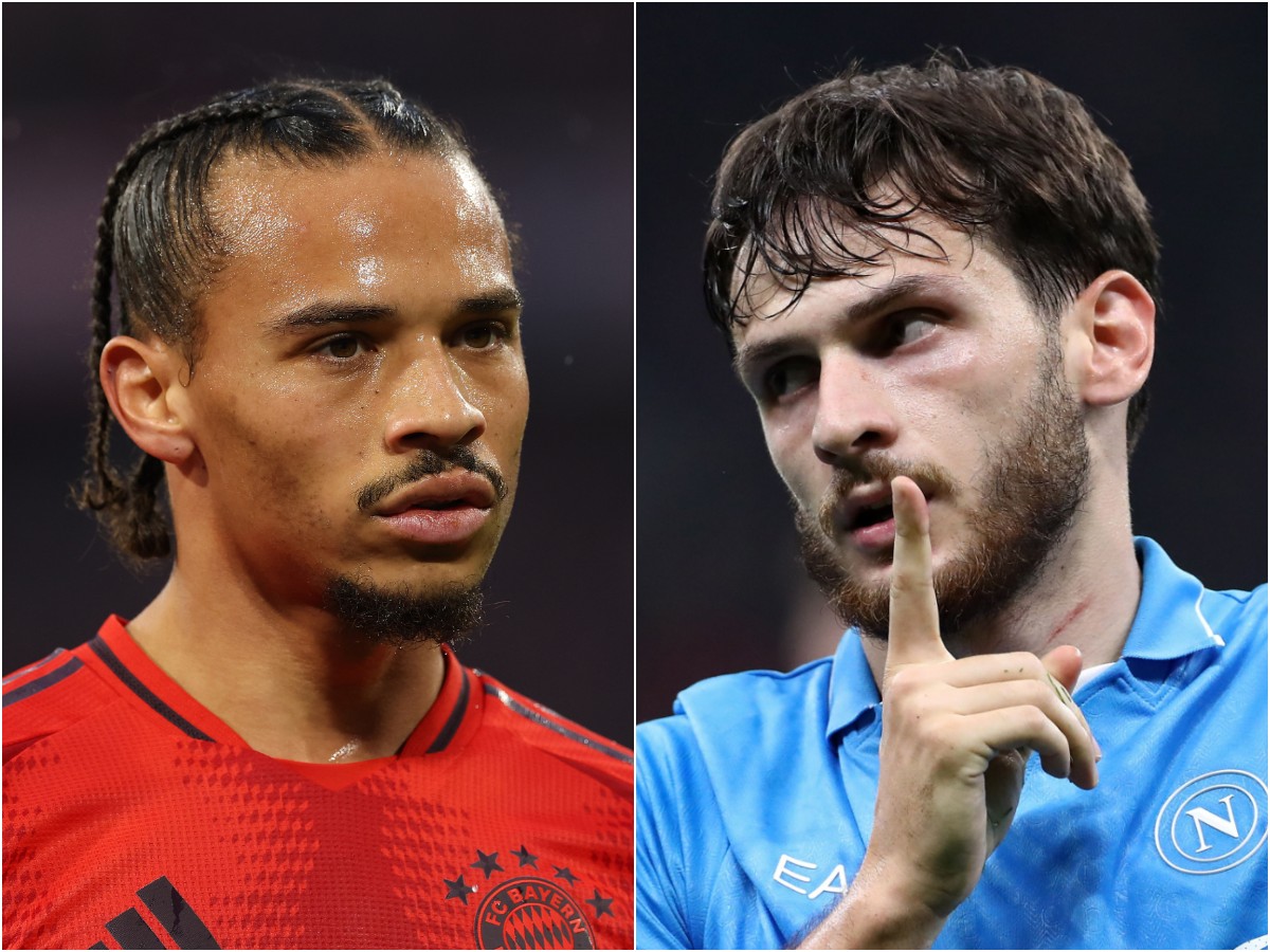 Leroy Sane and Khvicha Kvaratskhelia