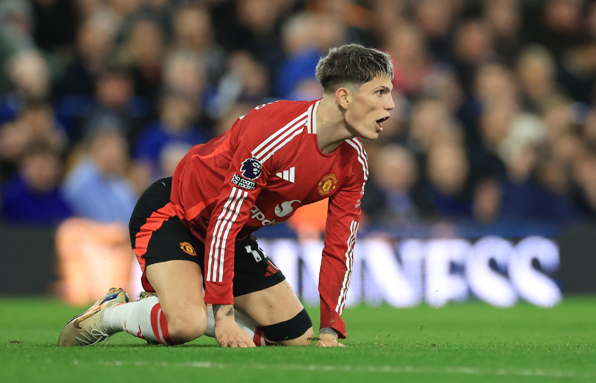 Alejandro Garnacho in action for Man United