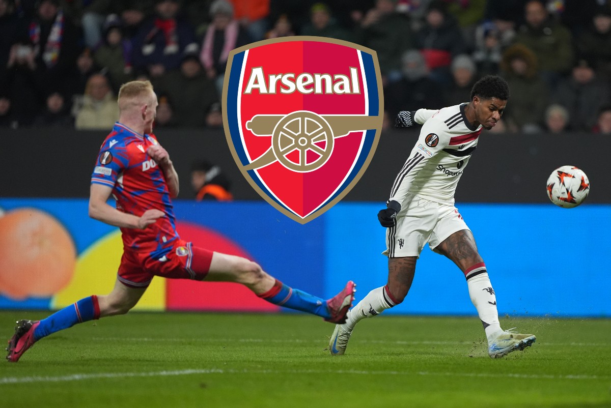 Marcus Rashford in action for Man Utd