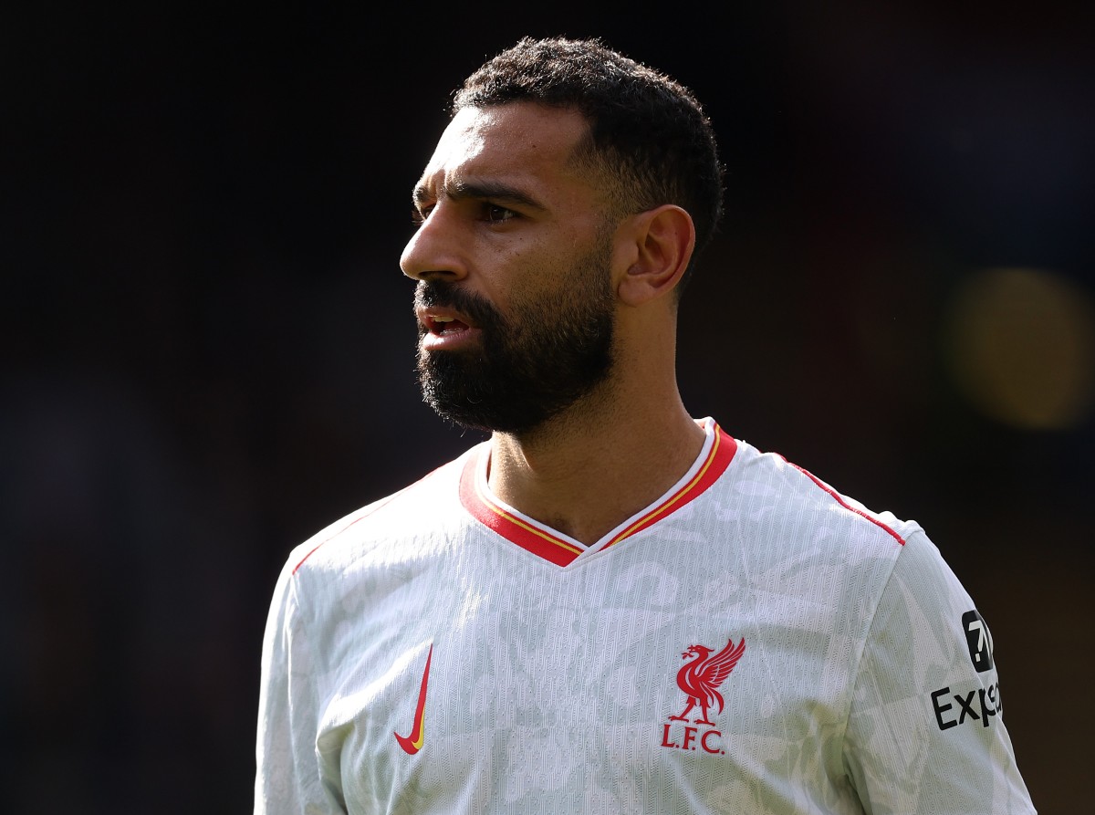 Mohamed Salah in action for Liverpool against Crystal Palace