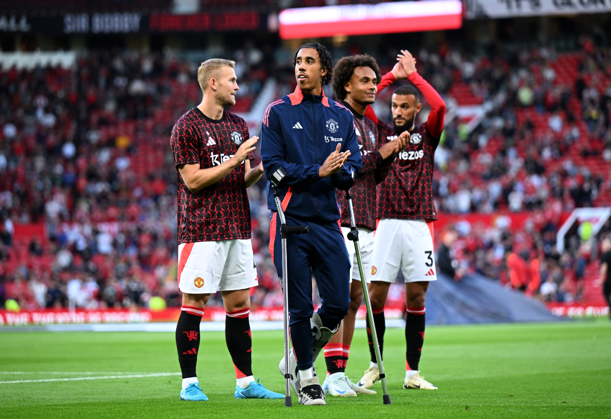 Noussair Mazraoui arrived at Man United during the summer