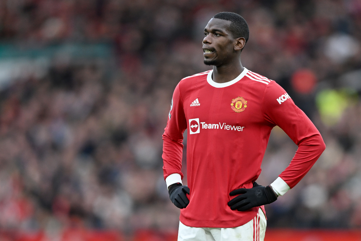 Paul Pogba in action for Man United