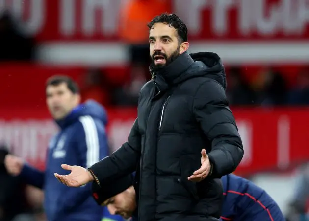 Man United manager Ruben Amorim