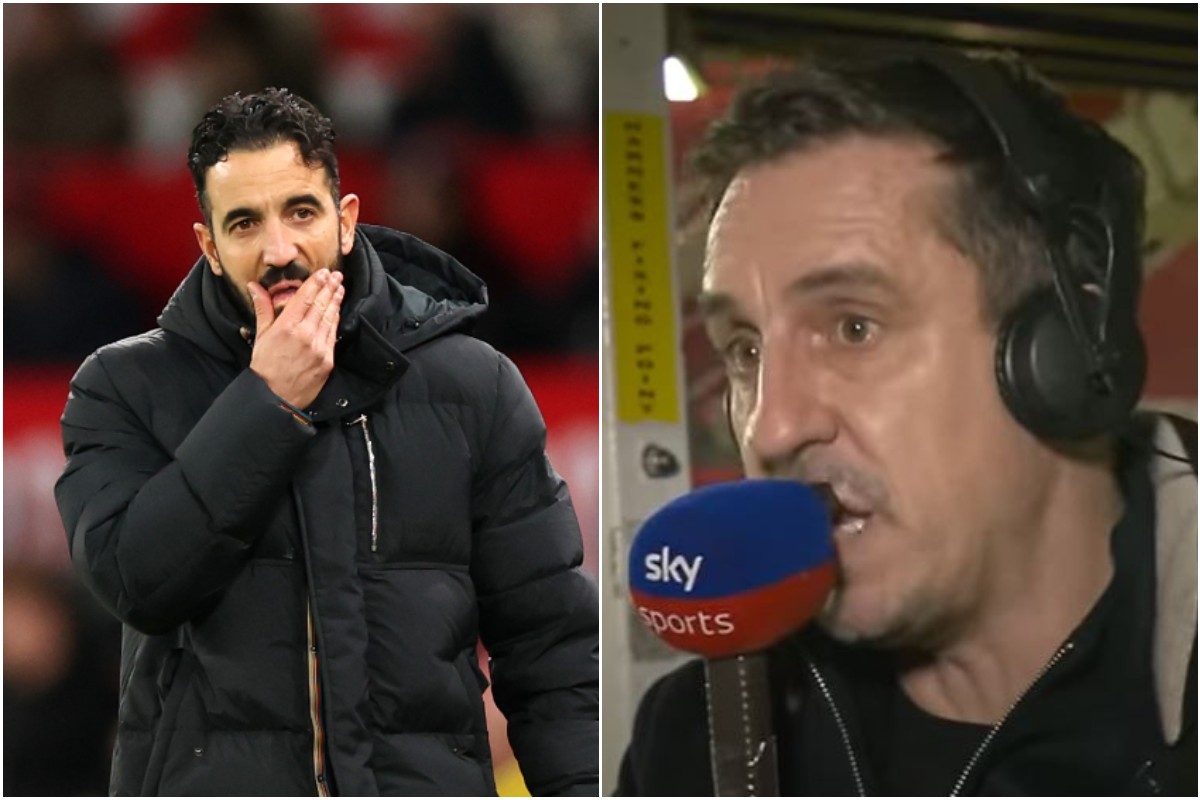 Ruben Amorim and Gary Neville