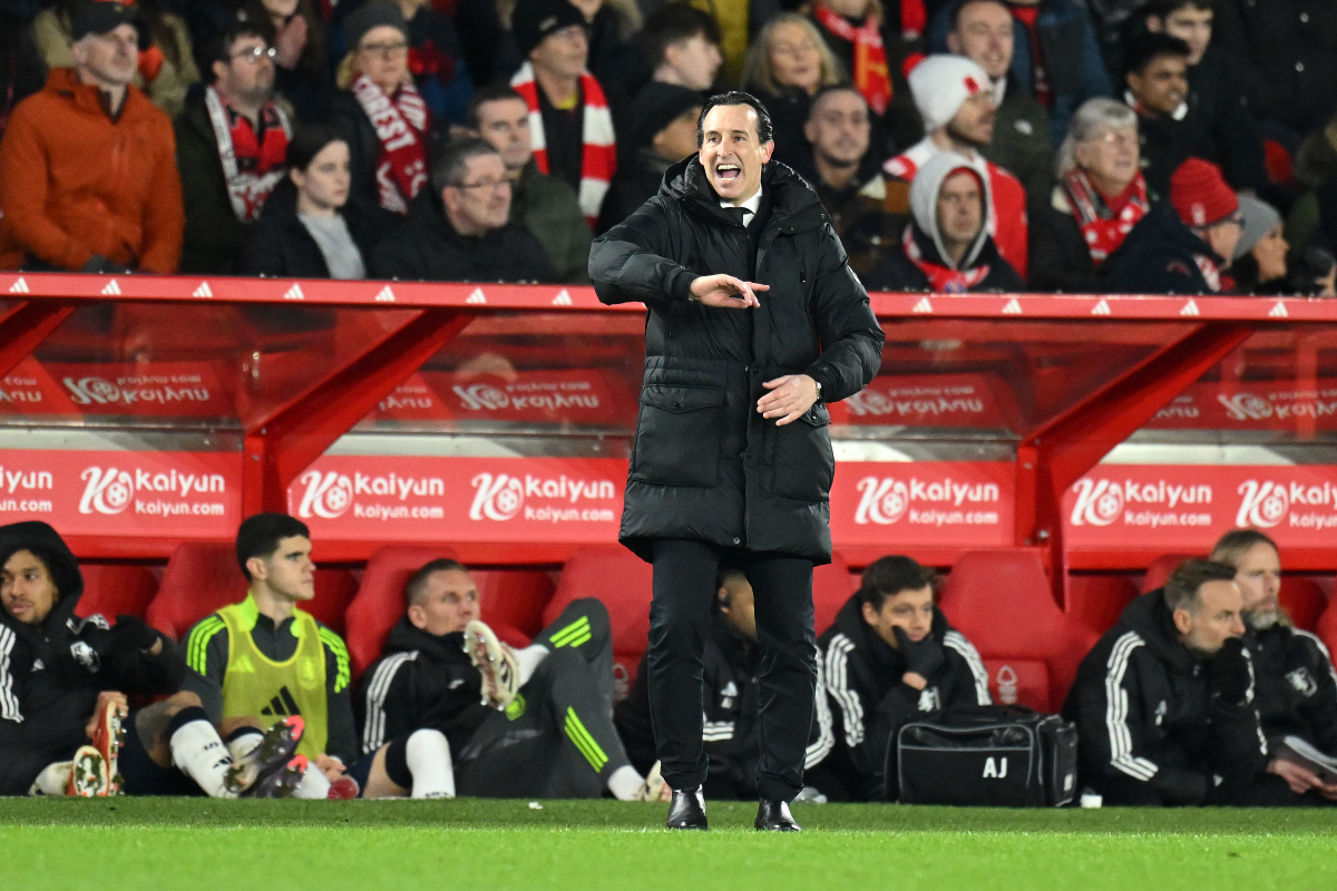 Unai Emery of Aston Villa