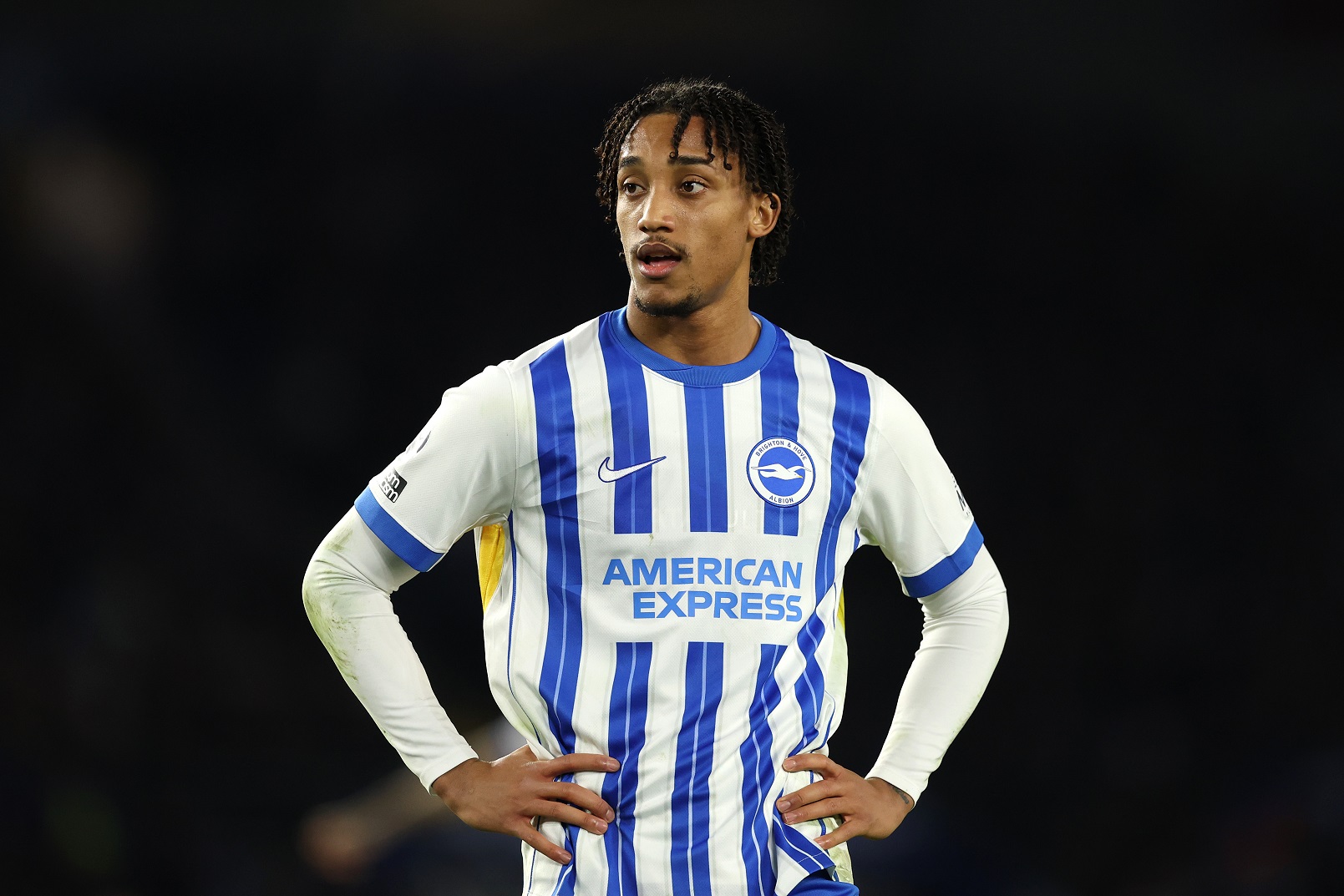 Brighton striker Joao Pedro targets Liverpool.