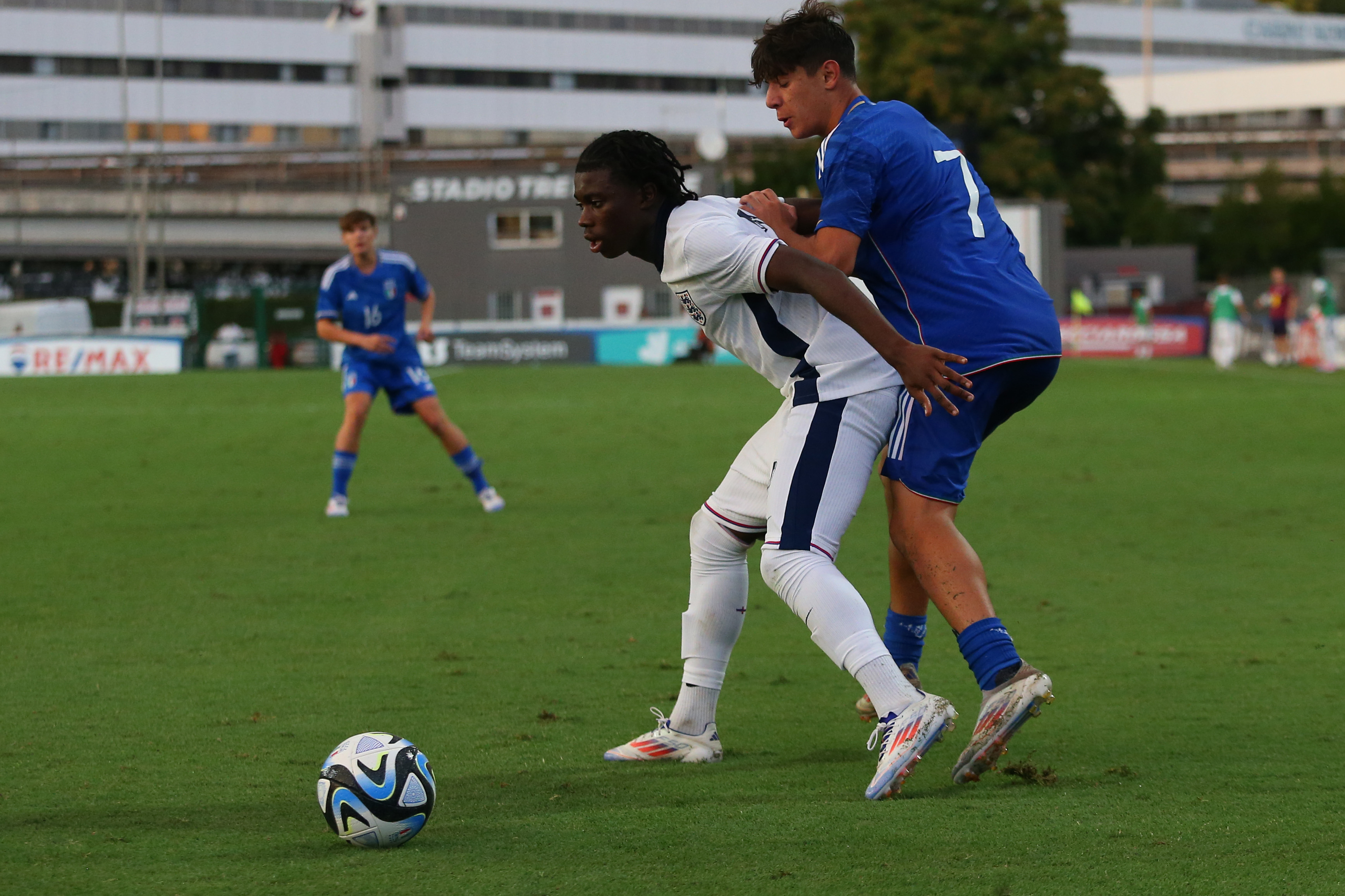 Jeremy Monga in action for England U16s