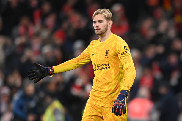 Caoimhin Kelleher in action for Liverpool